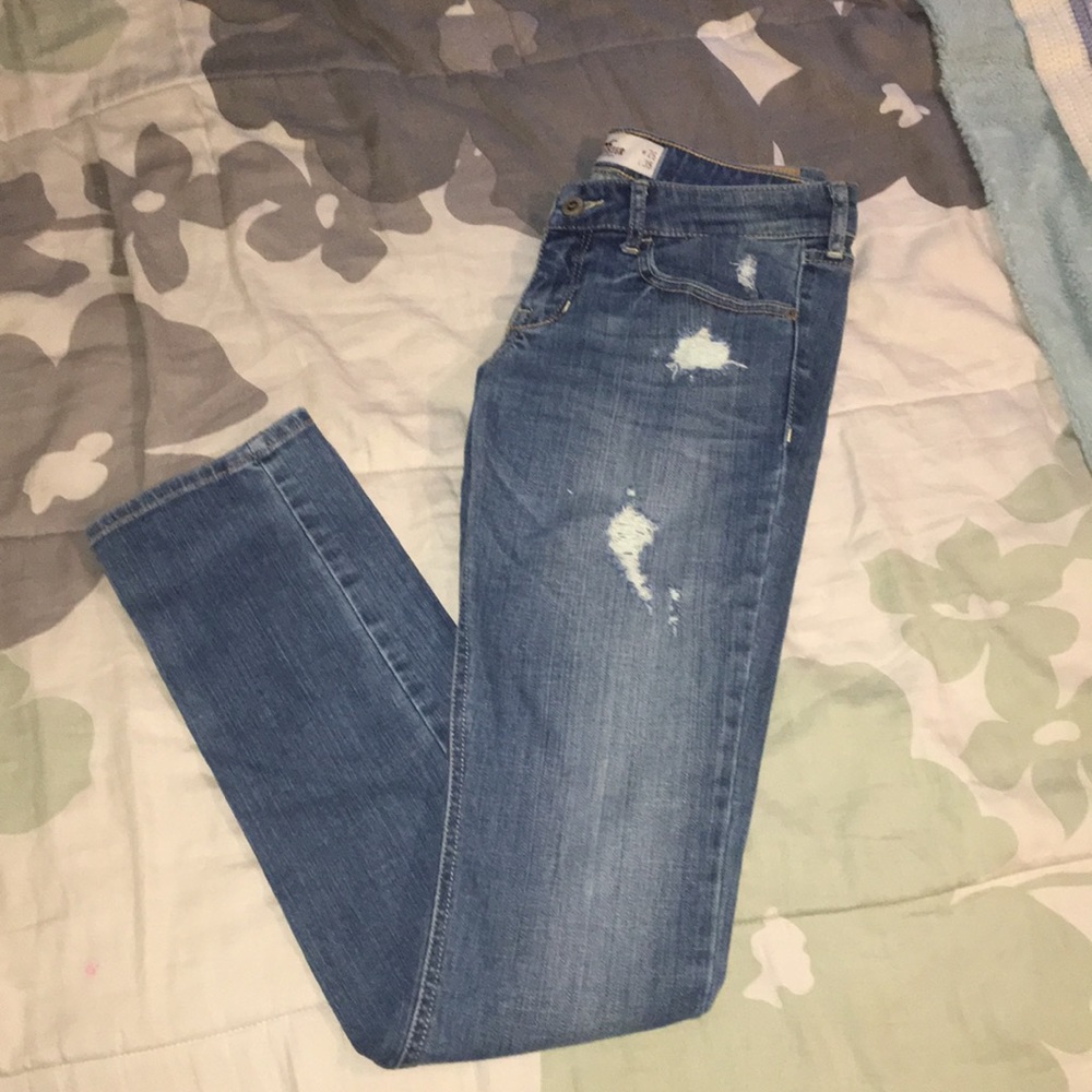 Hollister ripped jeans